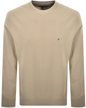 Tommy Hilfiger Terry Sweatshirt - Natural
