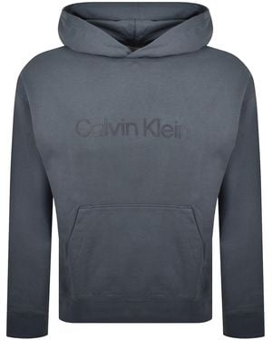 Calvin Klein Logo Hoodie Anchor - Grey