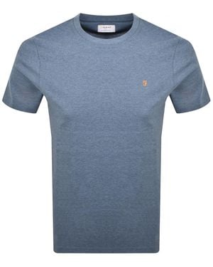 Farah Farah Danny Regular Fit T Shirt - Blue