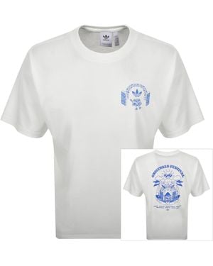 adidas Originals Music Fests T Shirt - White