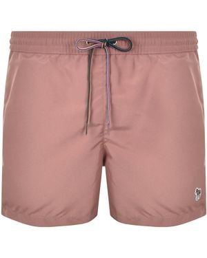 Paul Smith Zebra Swim Shorts - Pink