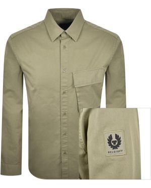 Belstaff Scale Long Sleeved Shirt - Green