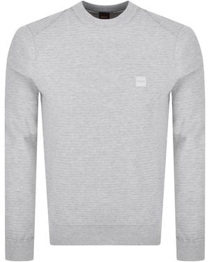 BOSS Boss Anion Knit Sweater - Gray