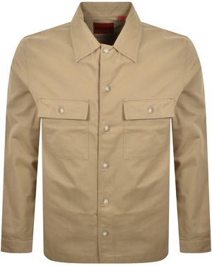 HUGO Epoldo Overshirt Jacket - Natural
