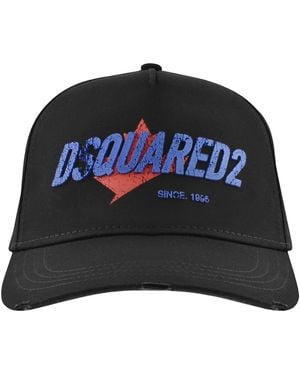DSquared² Logo Baseball Cap - Black