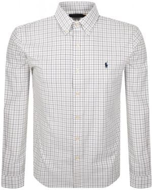 Ralph Lauren Check Long Sleeve Shirt - Gray