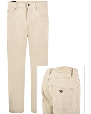 Armani Emporio J73 Loose Fit Jeans Denim - Natural