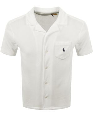 Ralph Lauren Towelling Shirt - White