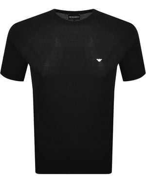 Armani Emporio Knit T Shirt - Black