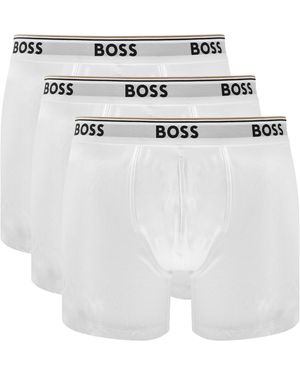 BOSS BUSINESS Boss Underwear 3 Pack Boxer Briefs - White