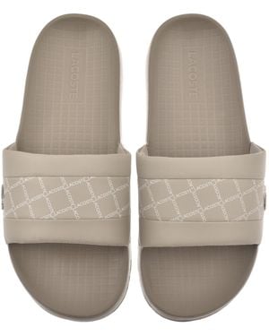 Lacoste Serve Sliders - Brown