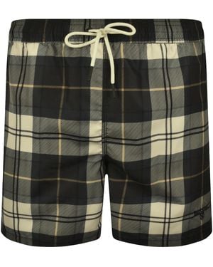Barbour Staple Tartan Swim Shorts - Green