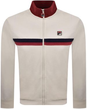 Fila Fila Enrico Terry Stripe Track Top - White