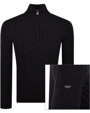 Superdry Jacob Cable Knit Jumper - Black