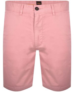 BOSS Boss Chino Slim Shorts - Pink