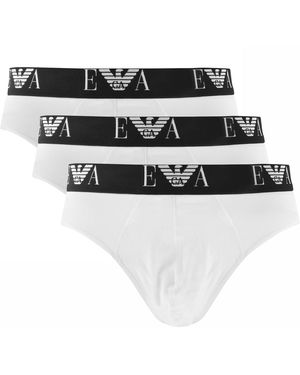 Armani Emporio 3 Pack Briefs - Black