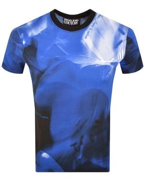 Versace Jeans Couture Couture Slim Fit T Shirt - Blue