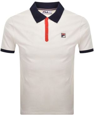 Fila Panatta 2 Polo T Shirt Gardenia - Natural