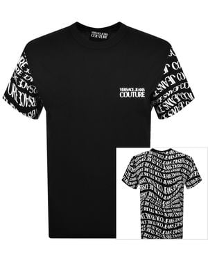 Versace Jeans Couture Couture Logo T Shirt - Black