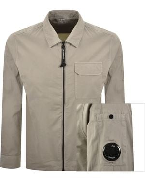 C.P. Company Cp Company Gabardine Overshirt - Grey