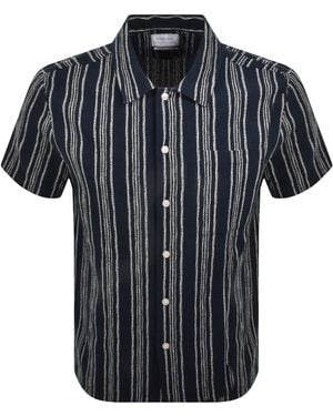 Farah Farah Simon Striped Shirt - Black