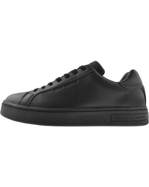 ARMANI EXCHANGE Logo Sneakers - Black