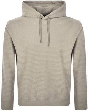 Armani Emporio Logo Hoodie - Grey