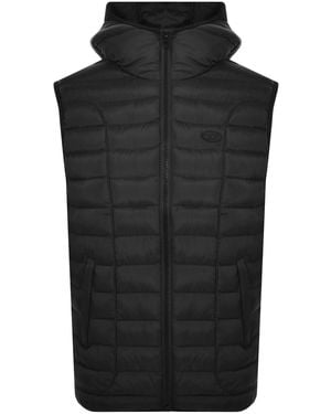 DIESEL W-Temple Hooded Gilet - Black