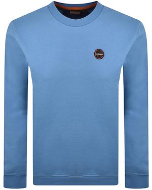 Napapijri Badge Sweatshirt - Blue
