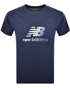 New Balance Logo T Shirt - Blue