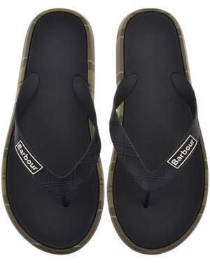 Barbour Oakdale Flip Flops - Black