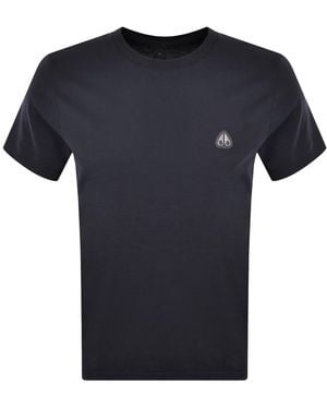 Moose Knuckles Crescent T Shirt - Blue