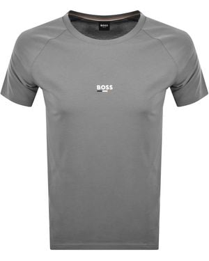 BOSS BUSINESS Boss Slim Fit Beach T Shirt - Grey