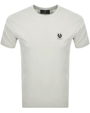 Belstaff Short Sleeve Logo T Shirt Birch - Gray