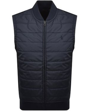 Ralph Lauren Hybrid Quilted Gilet - Blue
