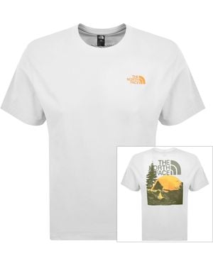 The North Face Logo T Shirt - White