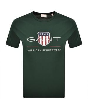 GANT Original Archive Shield T Shirt - Green