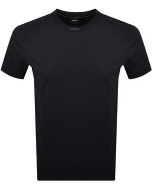 BOSS Boss Tee 5 Logo Collar T Shirt - Black