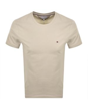 Tommy Hilfiger Essential Solid T Shirt - Natural