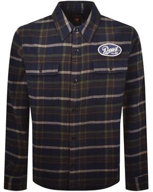 Deus Ex Machina Check Shirt - Blue