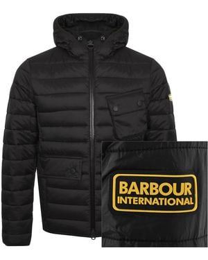 Barbour Quilted Ouston Jacket - Black