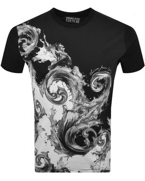Versace Jeans Couture Couture Barocco T Shirt - Black