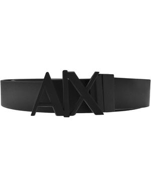 ARMANI EXCHANGE Reversible Belt - Black