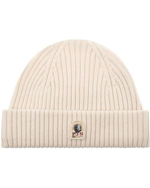 Parajumpers Ribbed Beanie Hat - Natural