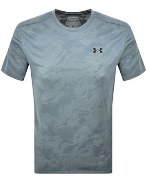 Under Armour Tech Jacquard T Shirt - Blue
