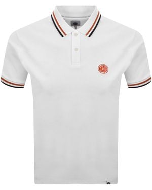 Pretty Green Brockwell Polo T Shirt - White