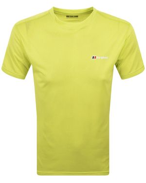 Berghaus Dawdon Tech T Shirt - Yellow