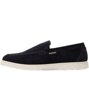 Barbour Carty Loafer Shoes - Blue