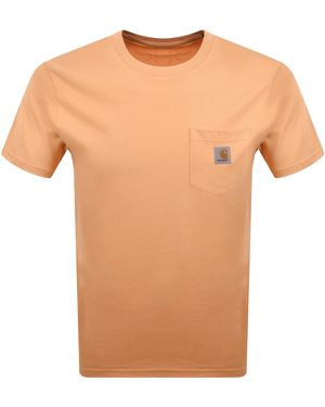 Carhartt Pocket T Shirt - Orange