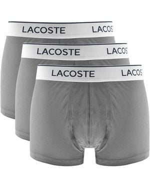 Lacoste Underwear 3 Pack Boxer - Gray